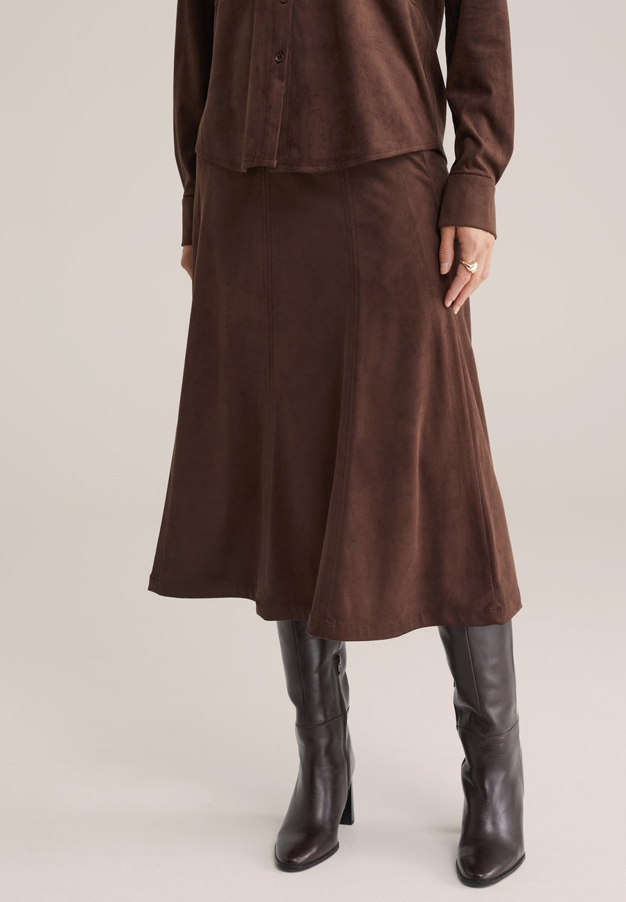 

Юбка WE Fashion A-line skirt, Dark Brown