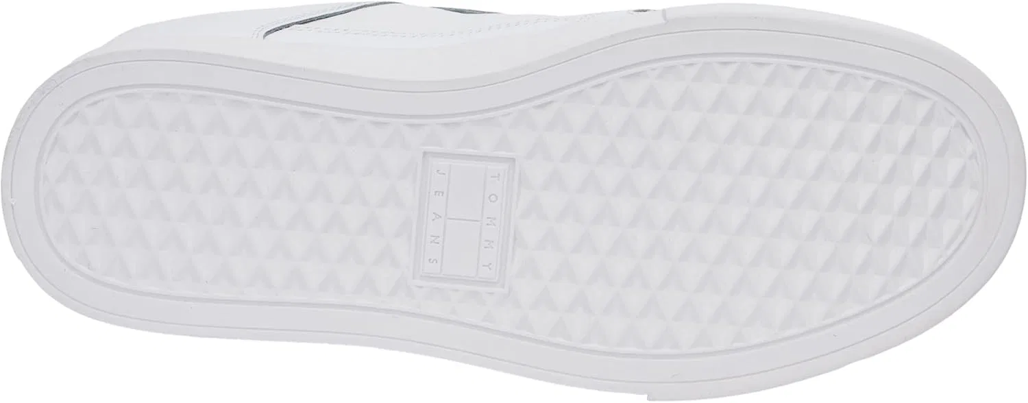 Мужские кроссовки Tommy Jeans Tjm Vulcanized Foxing Flag Em0em01313 Cupsole, White — фото 2