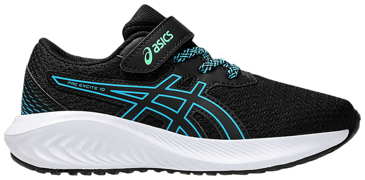 

Кроссовки ASICS Pre Excite 10 PS 'Black Digital Aqua', черный