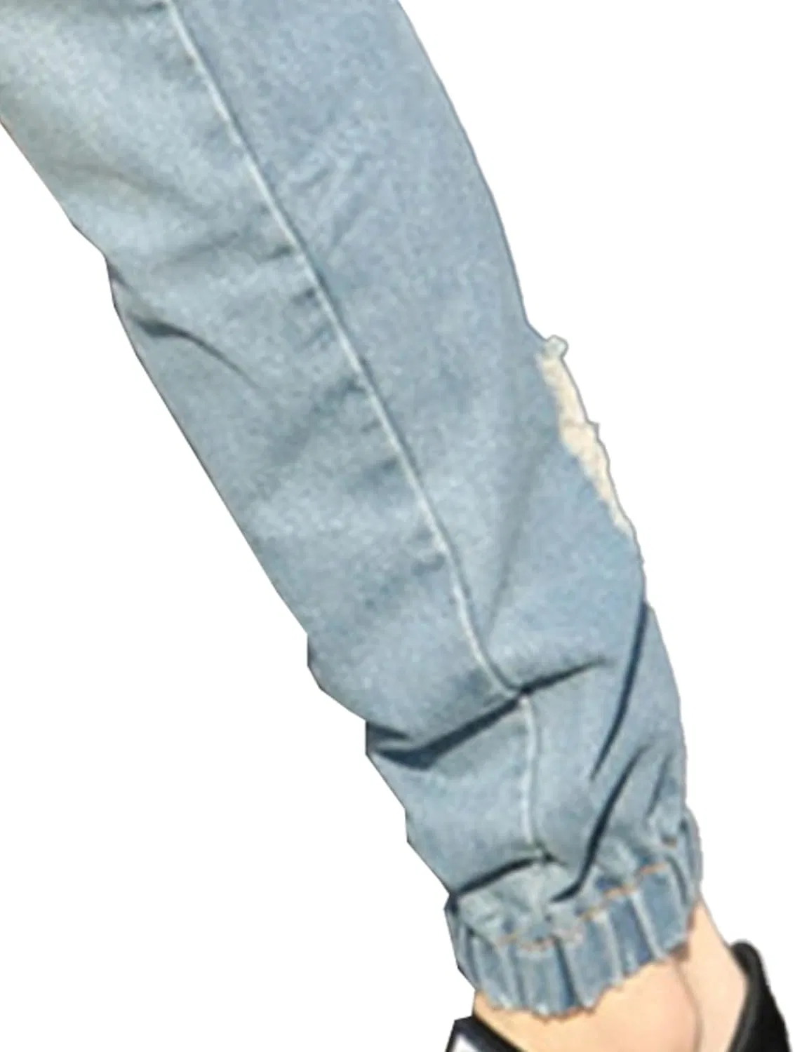 Джинсы дроп-крой, синий — фото 3