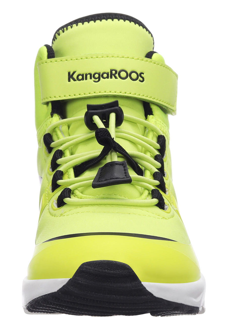 Детские кроссовки KangaROOS KX-Hydro High-Top Unisex, водонепроницаемые, 18598, жёлто-чёрные — фото 4