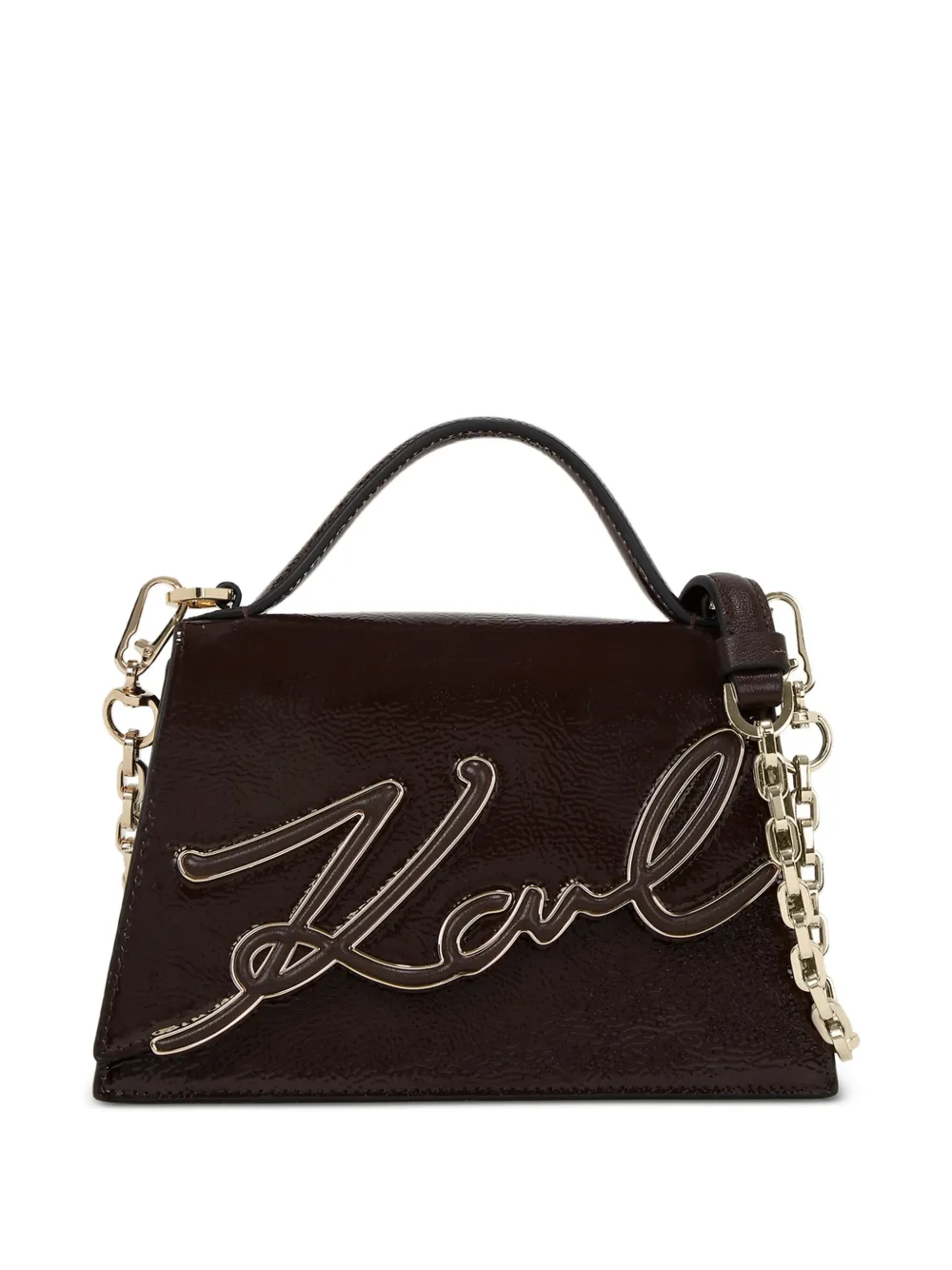 

Маленькая сумка через плечо K/Signature KARL LAGERFELD, коричневый