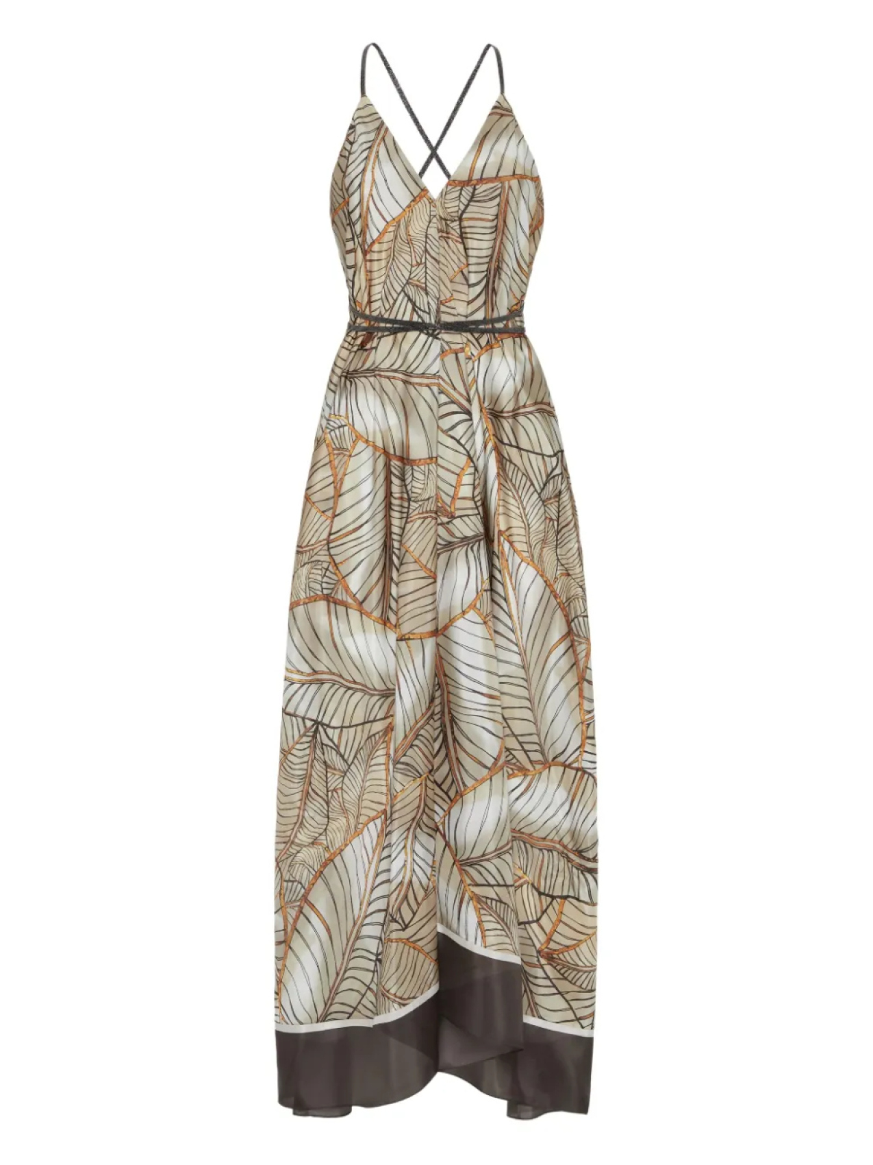 

Brunello Cucinelli платье с декором Monili, нейтральный