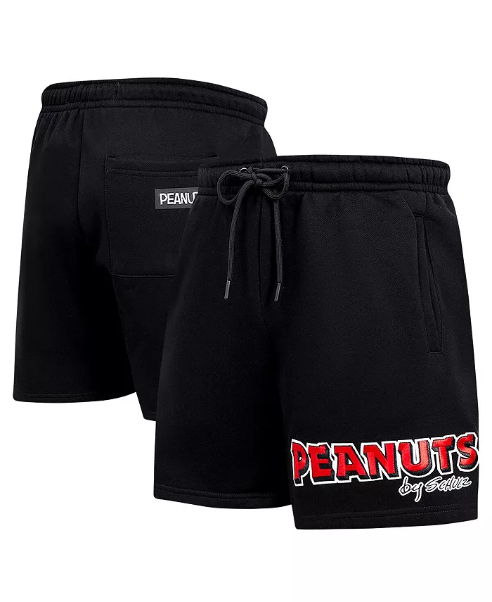 

Мужские черные флисовые шорты Peanuts Snoopy Loves Flowers Freeze Max