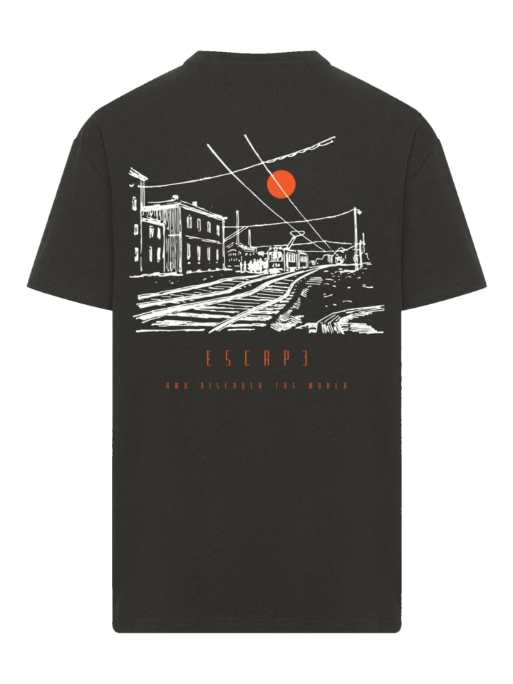 

Футболка большого размера Escape Discover the World Town черного цвета F4NT4STIC, Черный, Футболка большого размера Escape Discover the World Town черного цвета F4NT4STIC