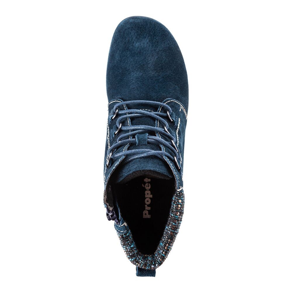 Женские водостойкие ботильоны Propet Delaney, цвет Black Suede — фото 3
