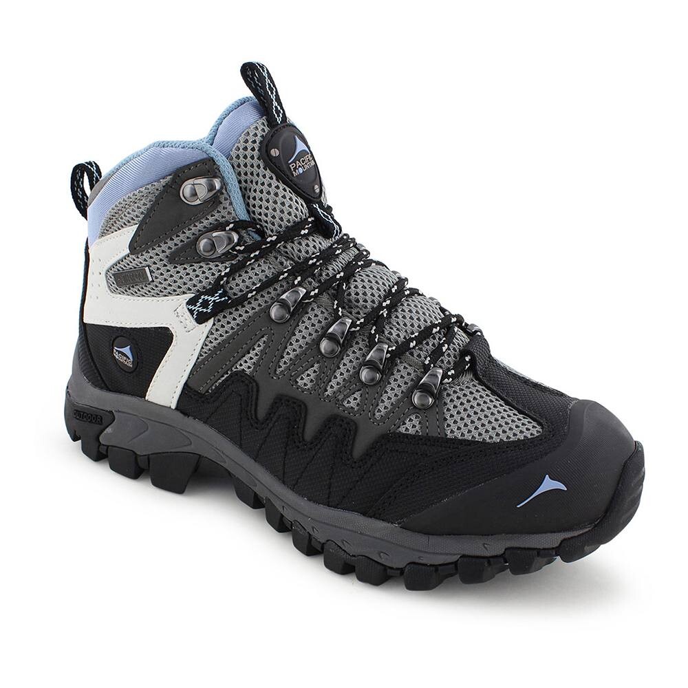 Женские водонепроницаемые походные ботинки Pacific Mountain Emmons Mid, цвет Grey Kentucky Blue
