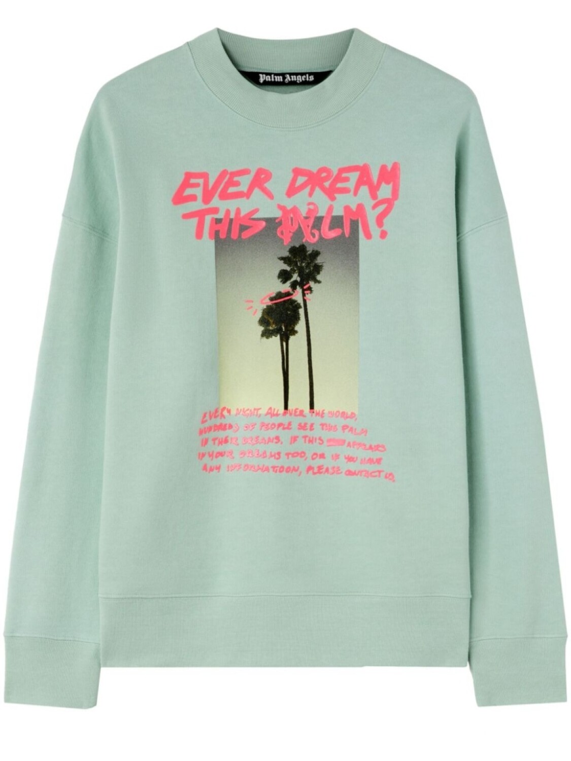 

Palm Angels толстовка Palm Dream, зеленый