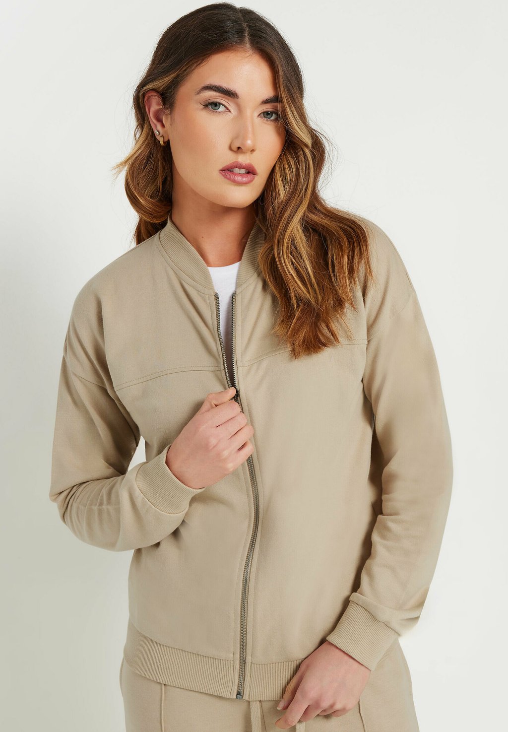 

Толстовка на молнии Bomber Jacket Long Tall Sally, светло-коричневый