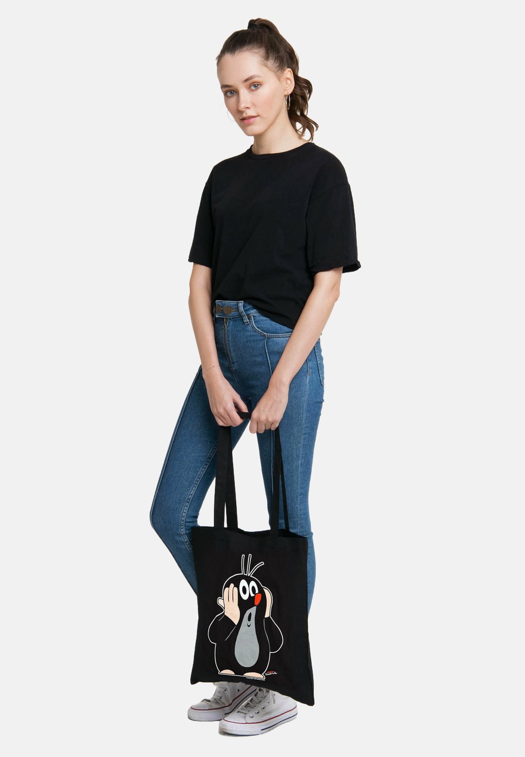 

Сумка-тоут LOGOSHIRT, черный