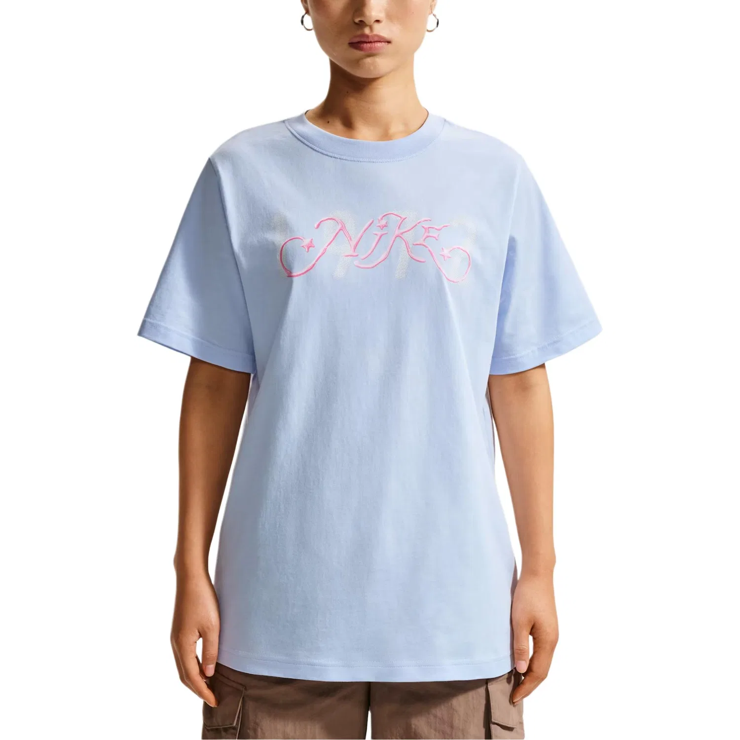 Спортивная футболка Sportswear женская Nike, Light Blue — фото 4
