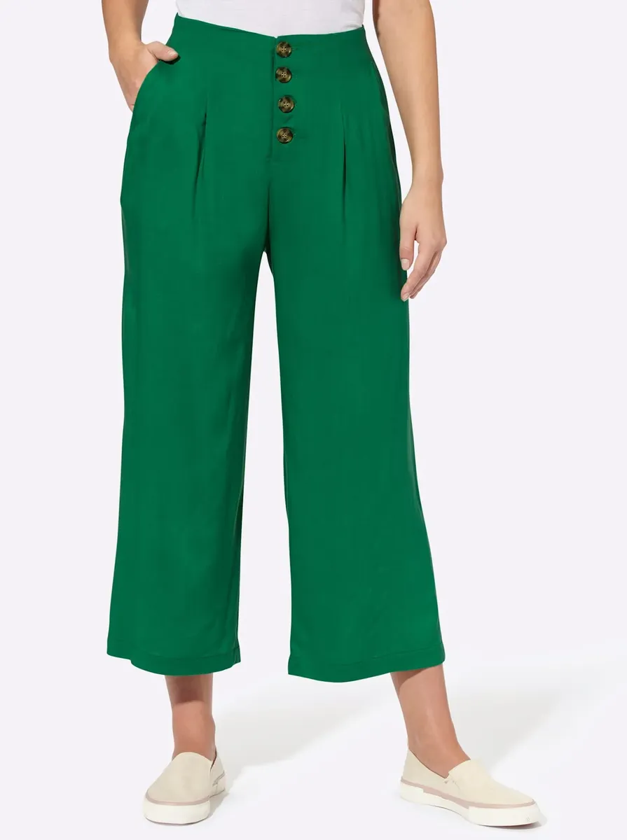 

Тканые брюки Classic Basics, зеленый