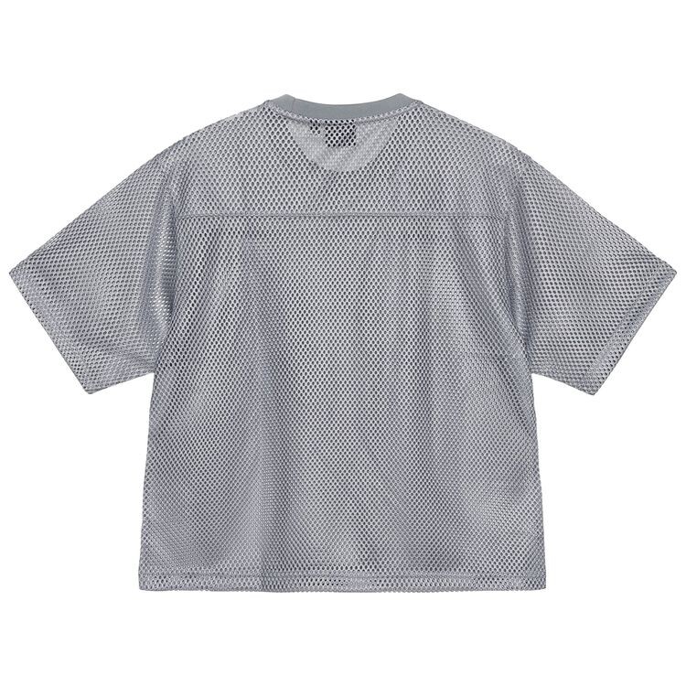 Джерси Stussy Sport Jersey Silver, серебряный — фото 2