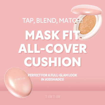 Тональная основа Mask Fit All Cover Pink Cushion Foundation - High Coverage Velvety Matte — фото 2