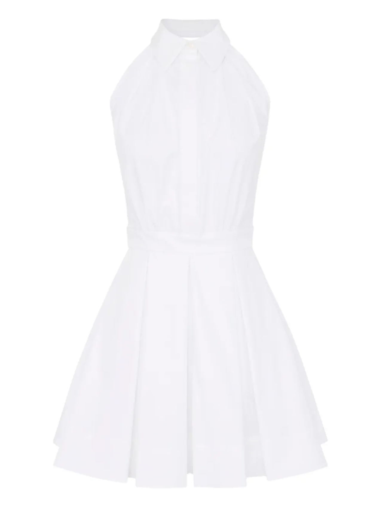 

Мини-платье в складку Elisabetta Franchi, белый