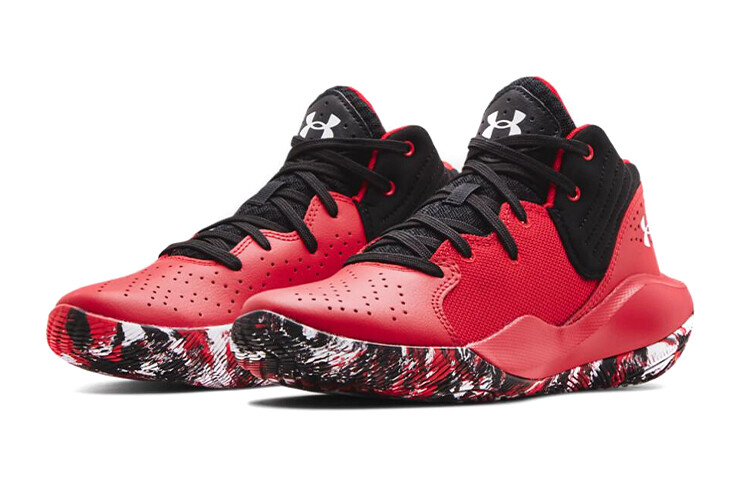 Баскетбольные кроссовки Jet "21 Kids GS Mid-top Red Under Armour — фото 4