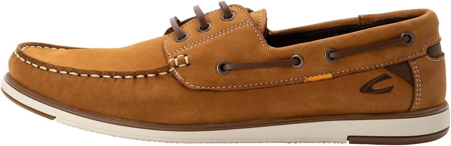 Мужские лоферы Camel Active из натуральной кожи, коричневый — фото 2