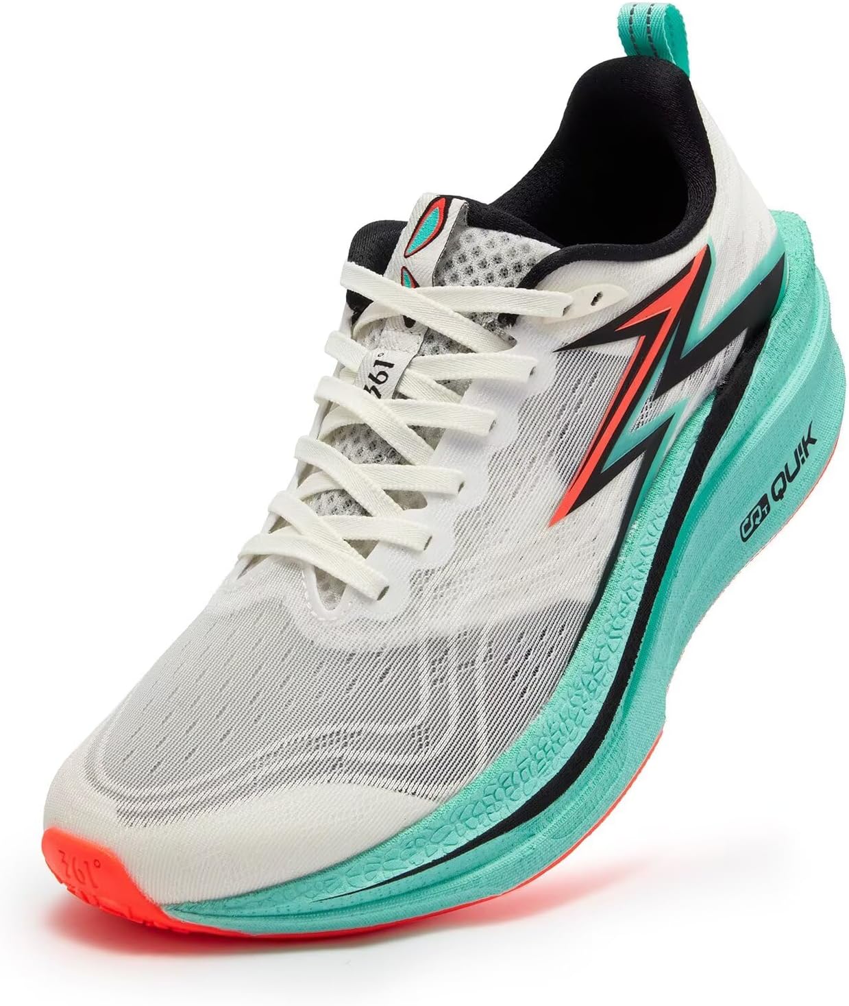 

Беговые кроссовки 361 Flame 4 Mix для мужчин с широкой стопой, легкие, дышащие, с амортизацией и карбоновой пластиной, для профессиональных забегов, тренировок на марафон, кроссовки для профессиональных мужчин 361°, 672512204-1 4 Mix Aurora