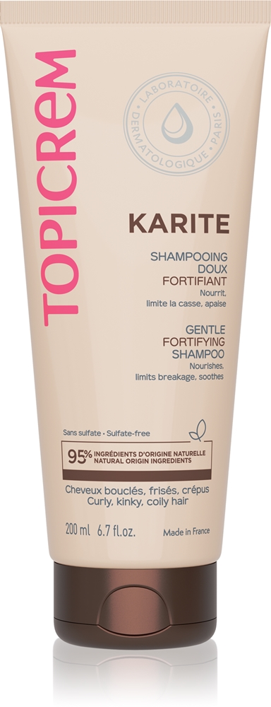 

Мягкий укрепляющий шампунь Karité, тонизирующий шампунь для слабых волос Topicrem, 200 мл