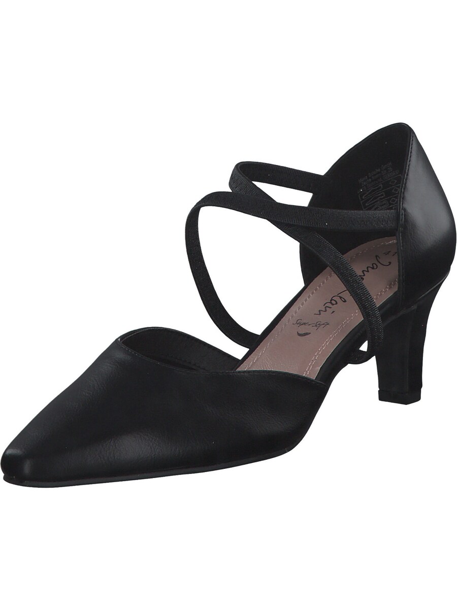 Туфли-лодочки с открытой пяткой JANE KLAIN, Black