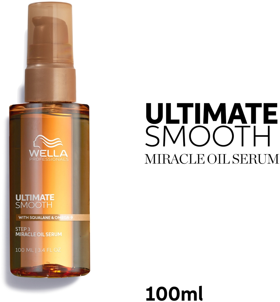 Питательная сыворотка-масло Ultimate Smooth Oil для волос Wella Professionals, 100 мл — фото 3