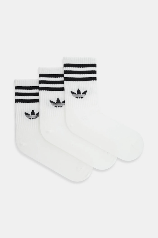 

Носки 3-Stripes комплект из 3 пар Adidas Originals, белый