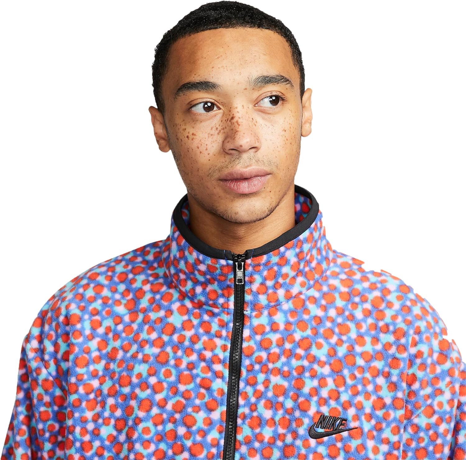 Мужская куртка Nike Club Fleece+ Plush Ultra Soft с застежкой-молнией, Game Royal/Black/Black/Black — фото 3