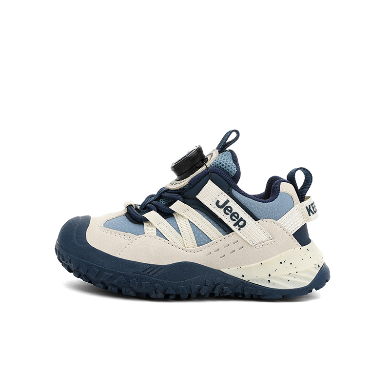 Кроссовки низкие детские и подростковые Synthetic Leather Abrasion Resistant And Anti Kick Jeep, фиолетовый mist розовый-leather upper — фото 3
