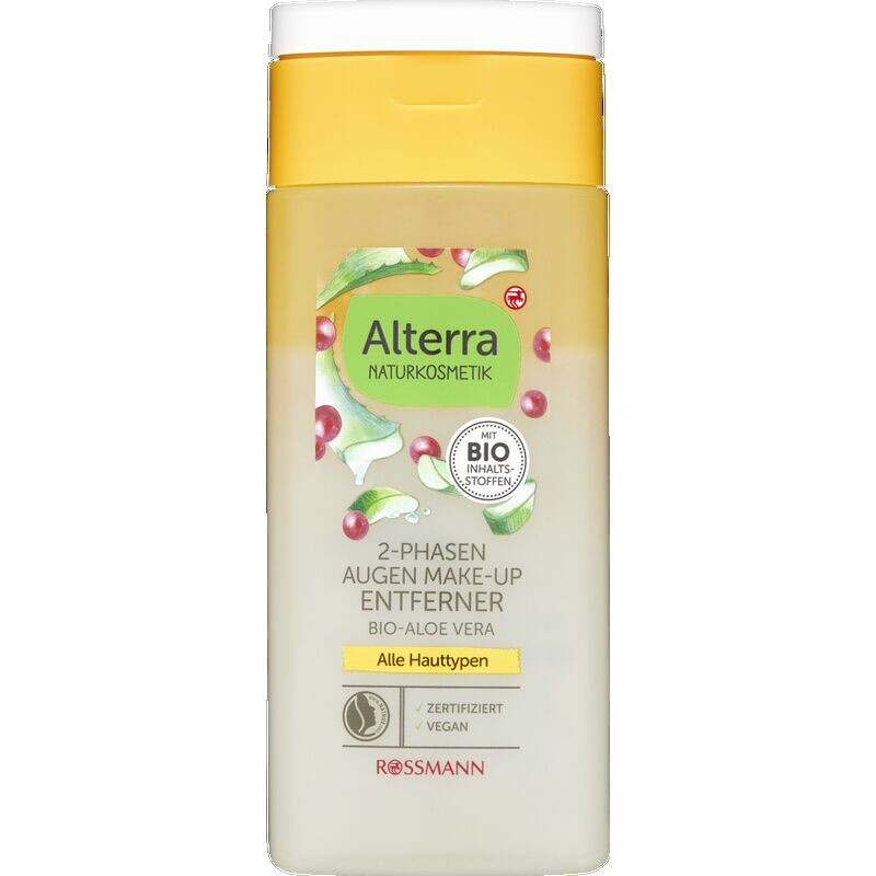 

2-фазное средство для снятия макияжа Alterra NATURKOSMETIK, 100 ml