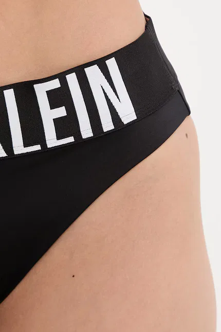 Купальник раздельный с высокой талией Calvin Klein, черный — фото 4