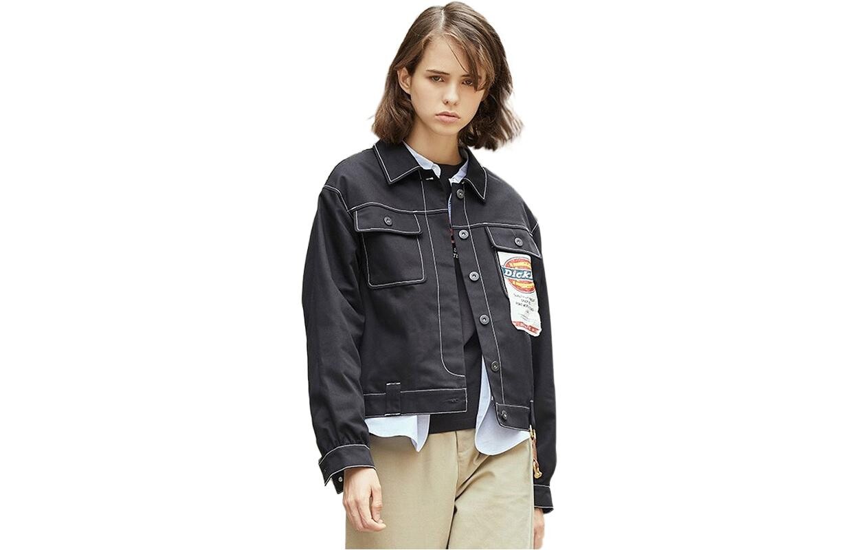 

Dickies Женская джинсовая куртка, Черный