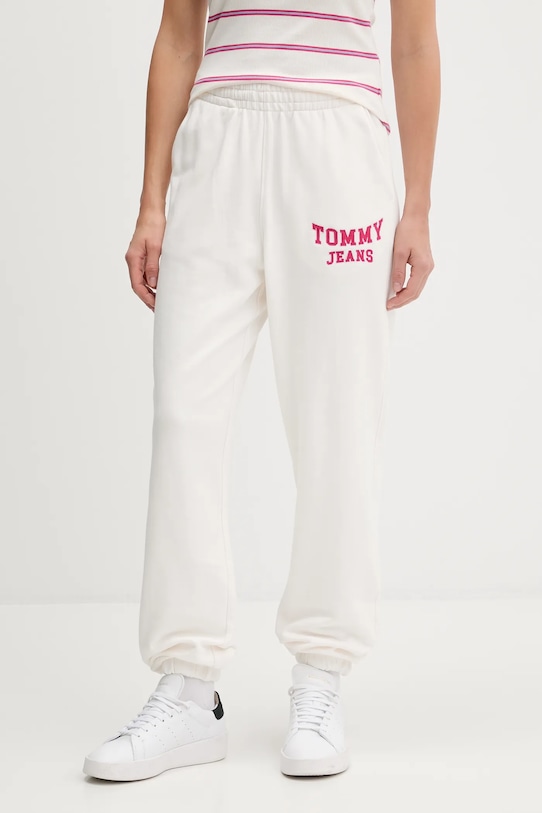 

Хлопковые спортивные штаны Tommy Jeans, бежевый