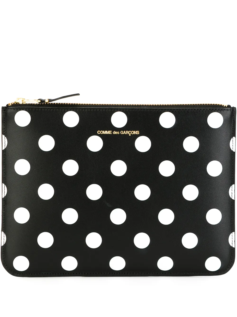 

Клатч в крупный горох Comme Des Garçons Wallet, черный