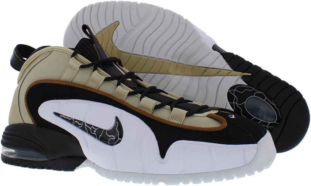 Кроссовки Nike Air Max Penny: белые, королевские синие, черные — фото 4