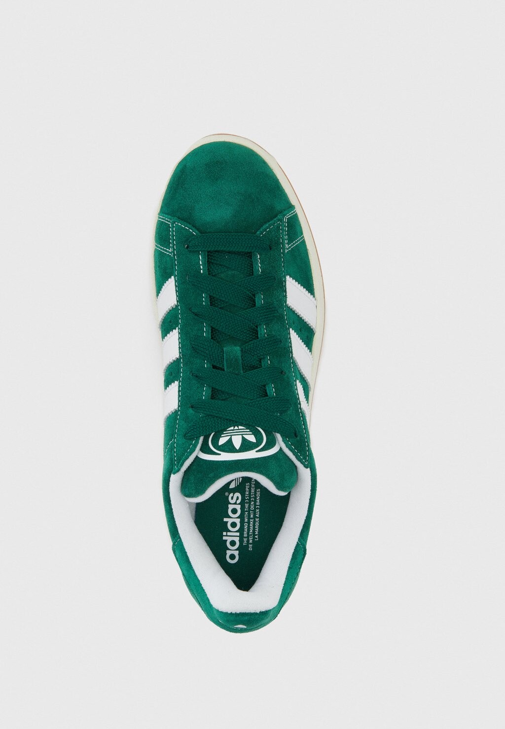 Кроссовки для скейтбординга CAMPUS 00S UNISEX adidas Originals, цвет dark green/off white — фото 4