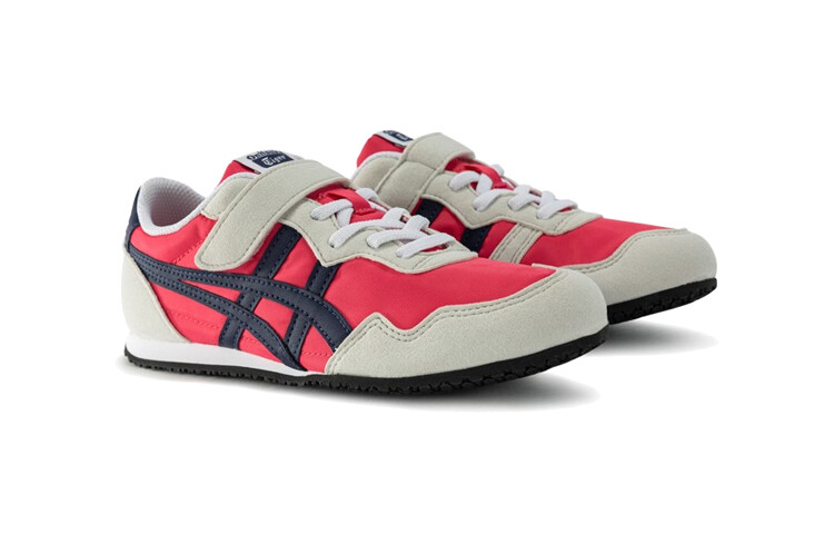 Детские кроссовки Serrano Kids Lifestyle PS Low-top Ruby Red/бежевый Onitsuka Tiger — фото 3