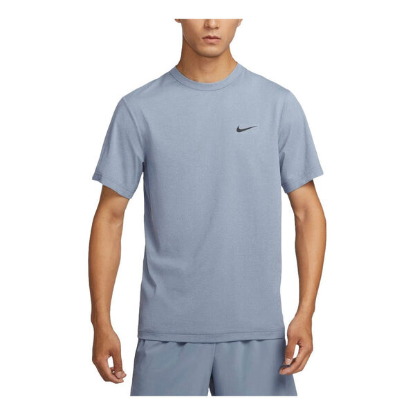 Футболка dri fit uv hyverse training t shirt asia sizing Nike, синий