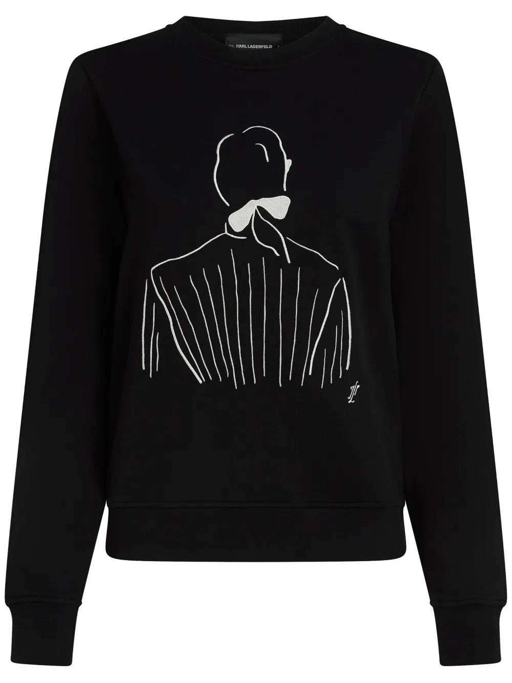 

Толстовка из коллаборации с Jorge Parra KARL LAGERFELD, черный