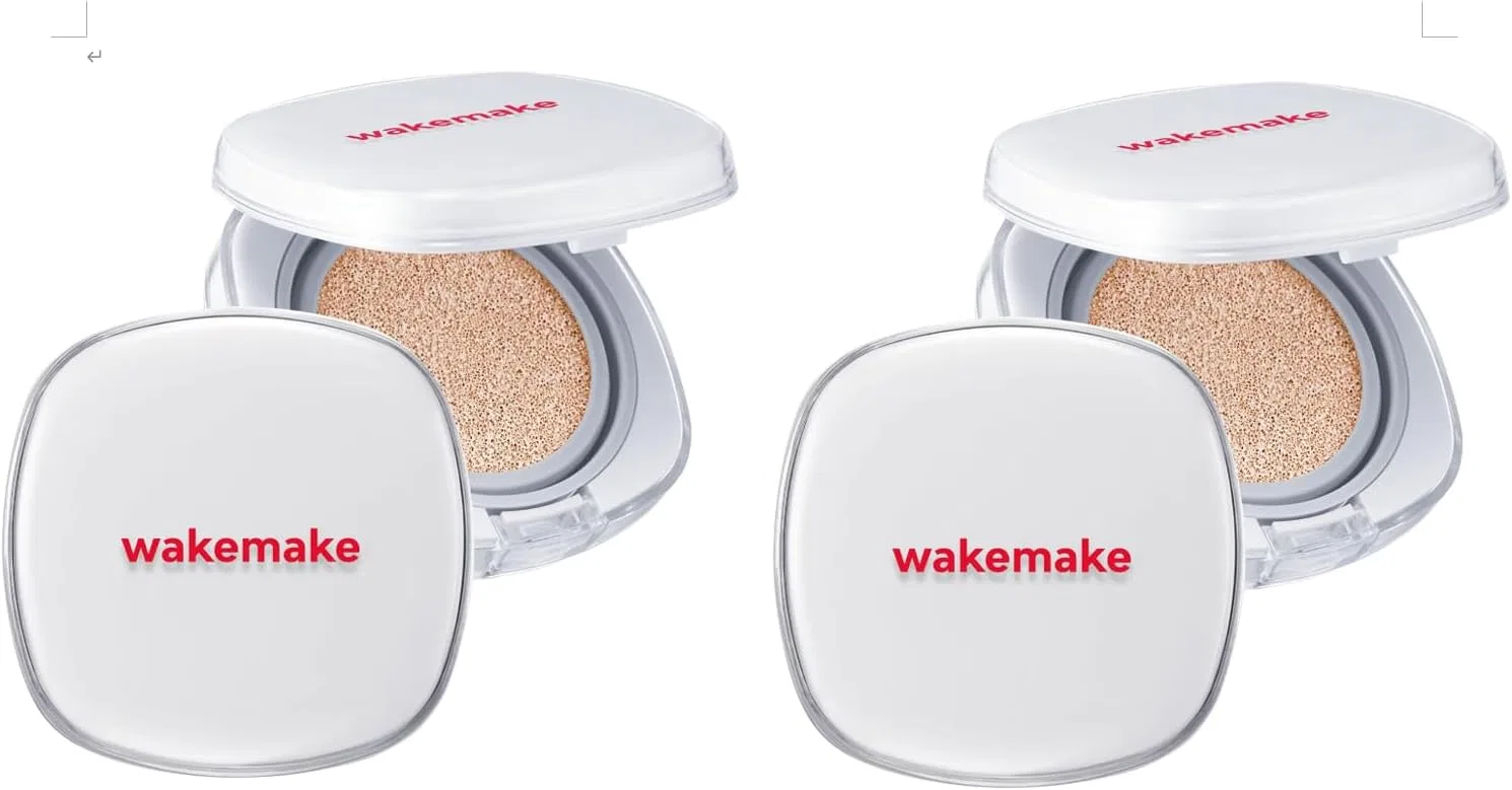 Тональная основа Wake Make Seamless Wear Cushion Foundation SPF50+ PA+++ полуматовая, 22P Rosy Neutral