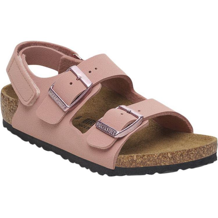 Детские сандалии с низким верхом, устойчивые к истиранию и скольжению Birkenstock, розовый — фото 2
