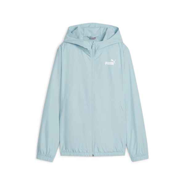 

Куртка essential solid windbreaker jacket 'light blue' Puma, синий