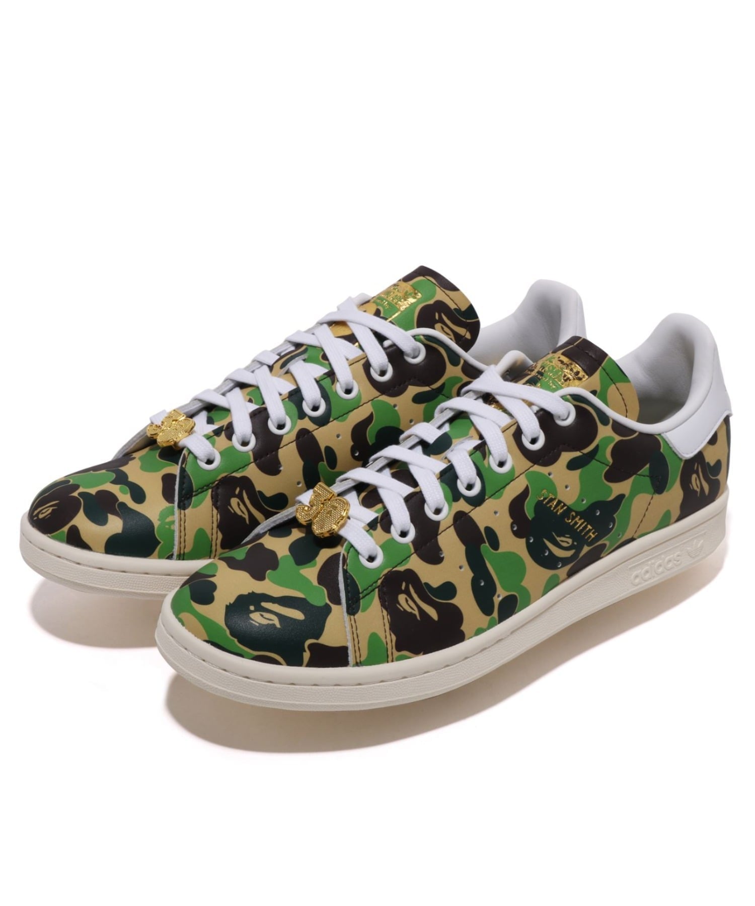 STAN SMITH BAPE ABC CAMO A BATHING APE, GREEN — фото 2