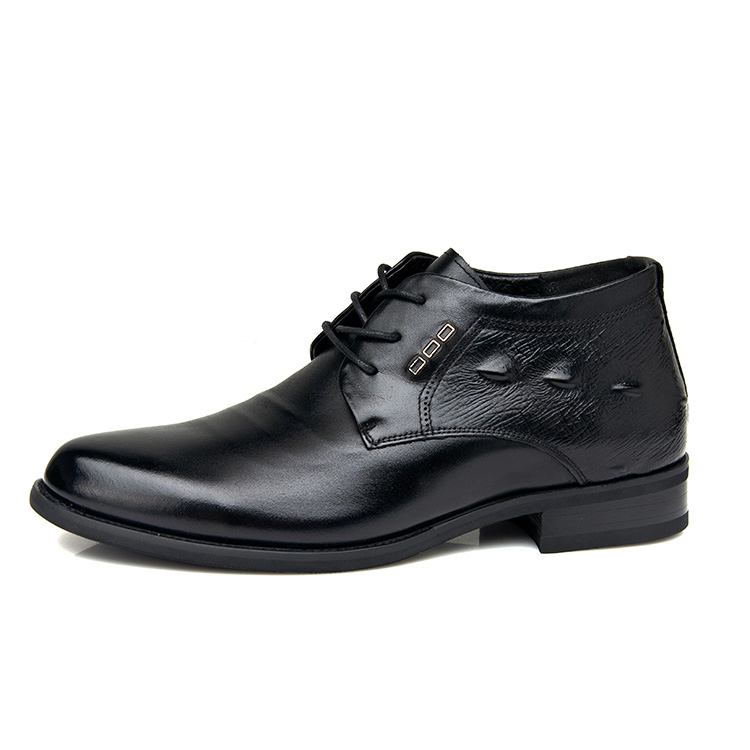 

YEDANI Мужские туфли для костюма черные низкие на плоской подошве, цвет Black Flat