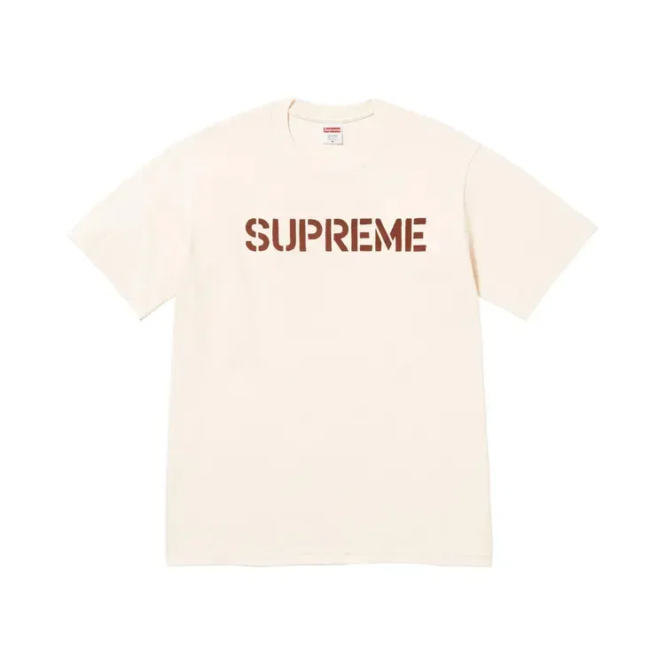 Футболка Supreme Hard Tee, кремовый