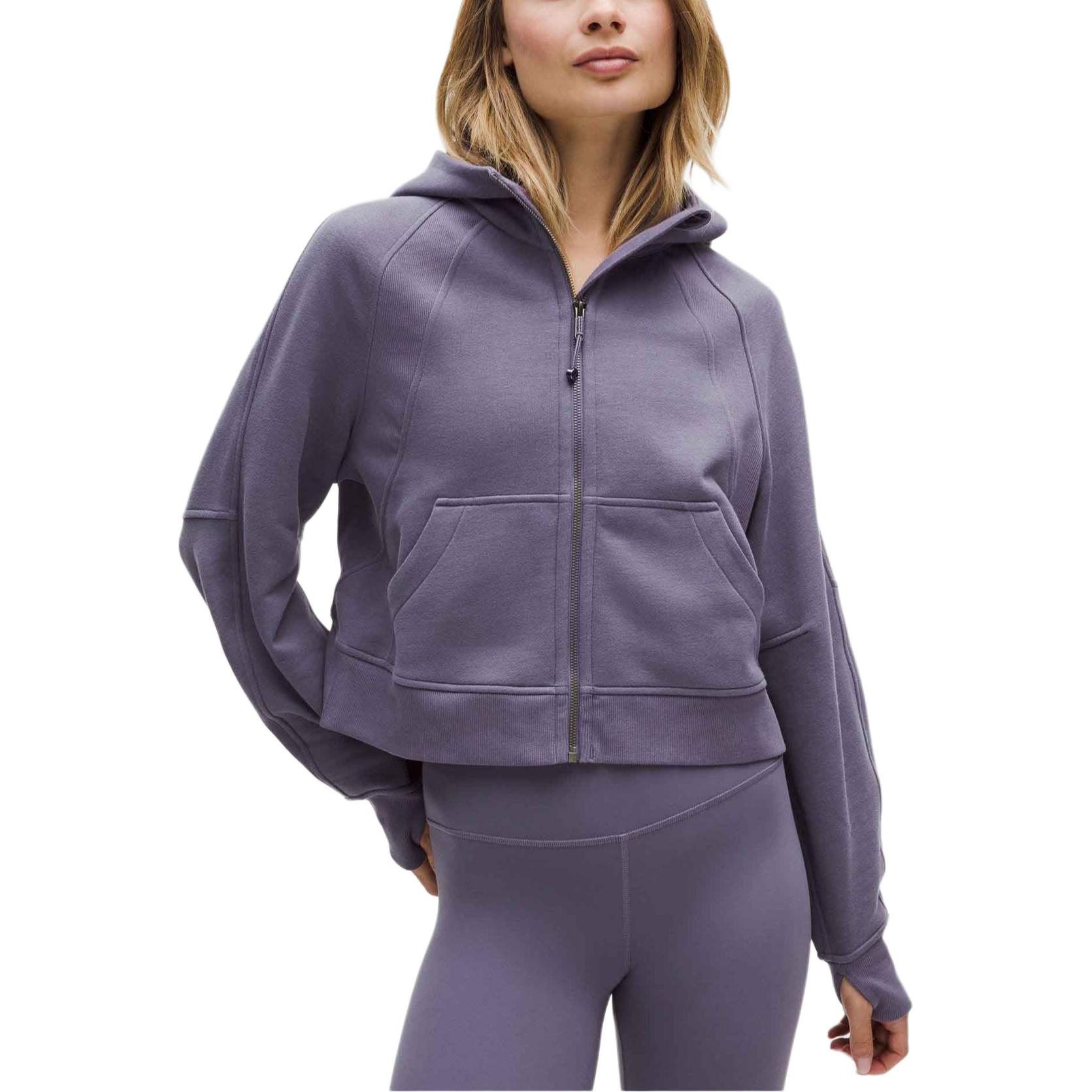 

Кроп-пальто Scuba Series для женщин Lululemon, grape misty фиолетовый/gmst