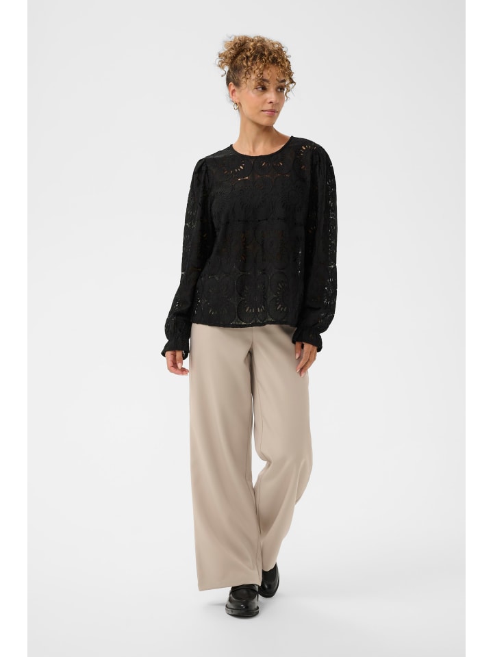 

Cream Блузка с длинными рукавами CRLibby прямого кроя, цвет черный (Pitch Black)