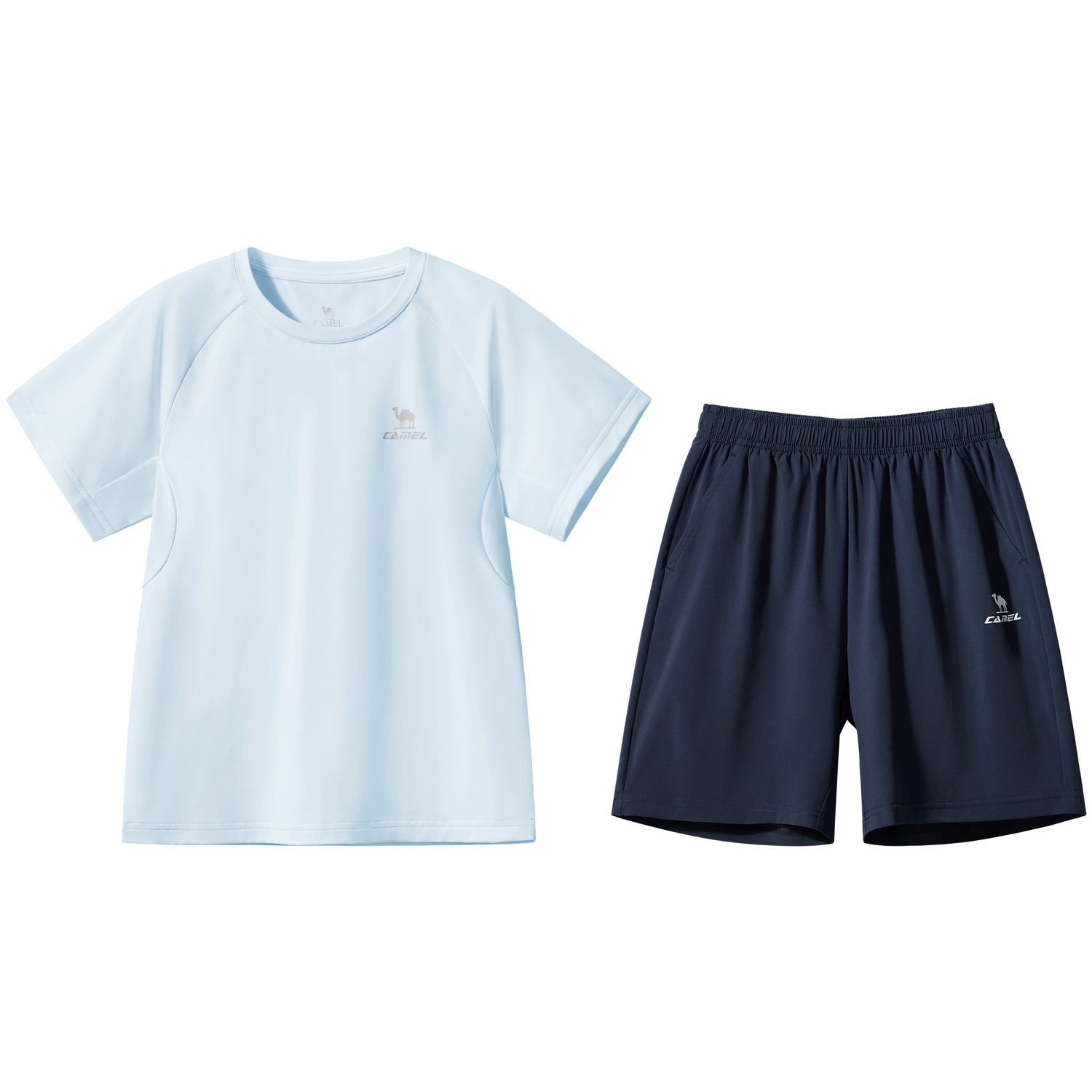 

CAMEL Комплект Casual Sportswear SS25 Infinite White Top+Phantom Black Bottom для детей