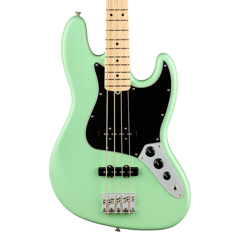 

Басс гитара Fender American Performer Jazz Bass - Maple Fingerboard, Satin Surf Green