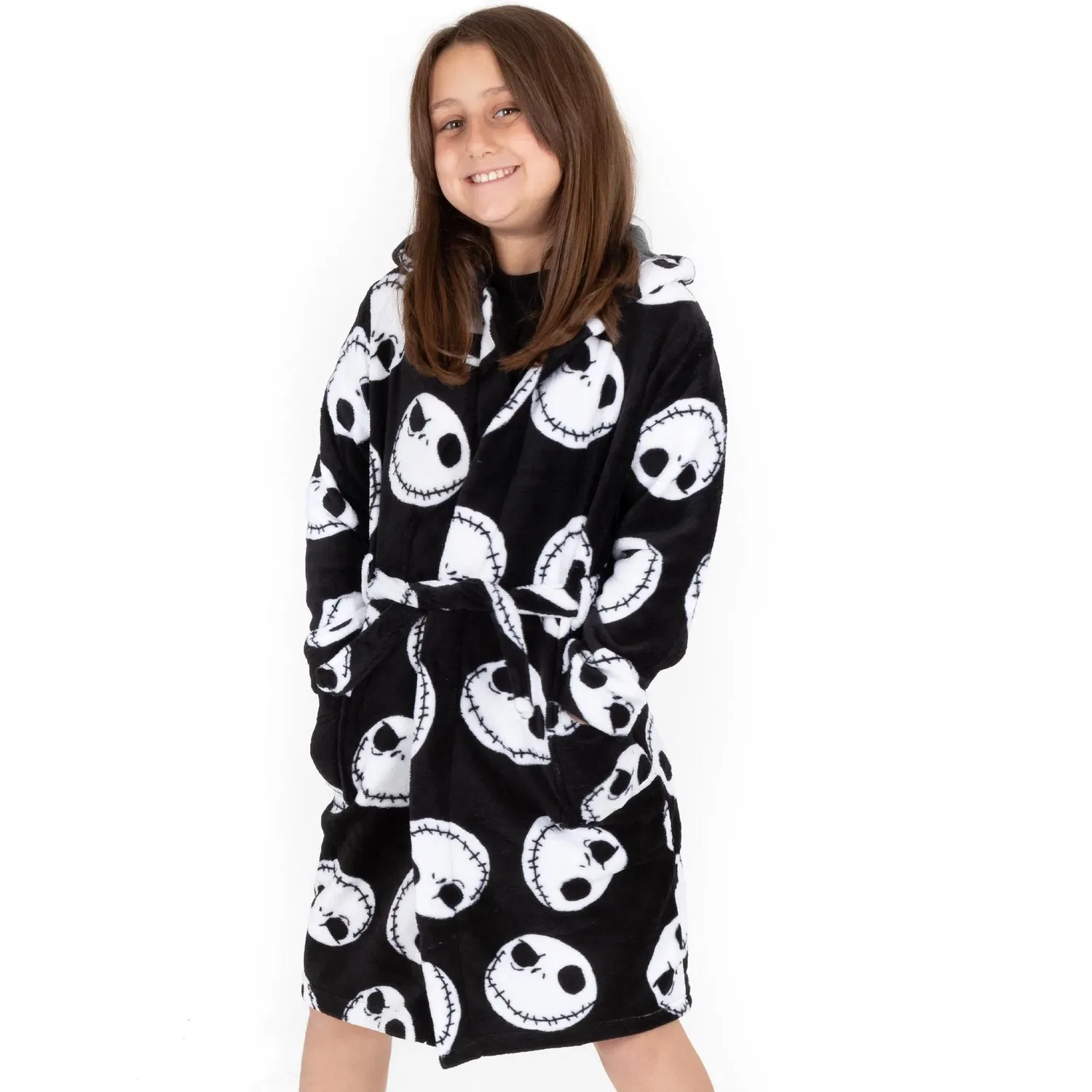 Халат с принтом Jack Skellington, Disney, черный