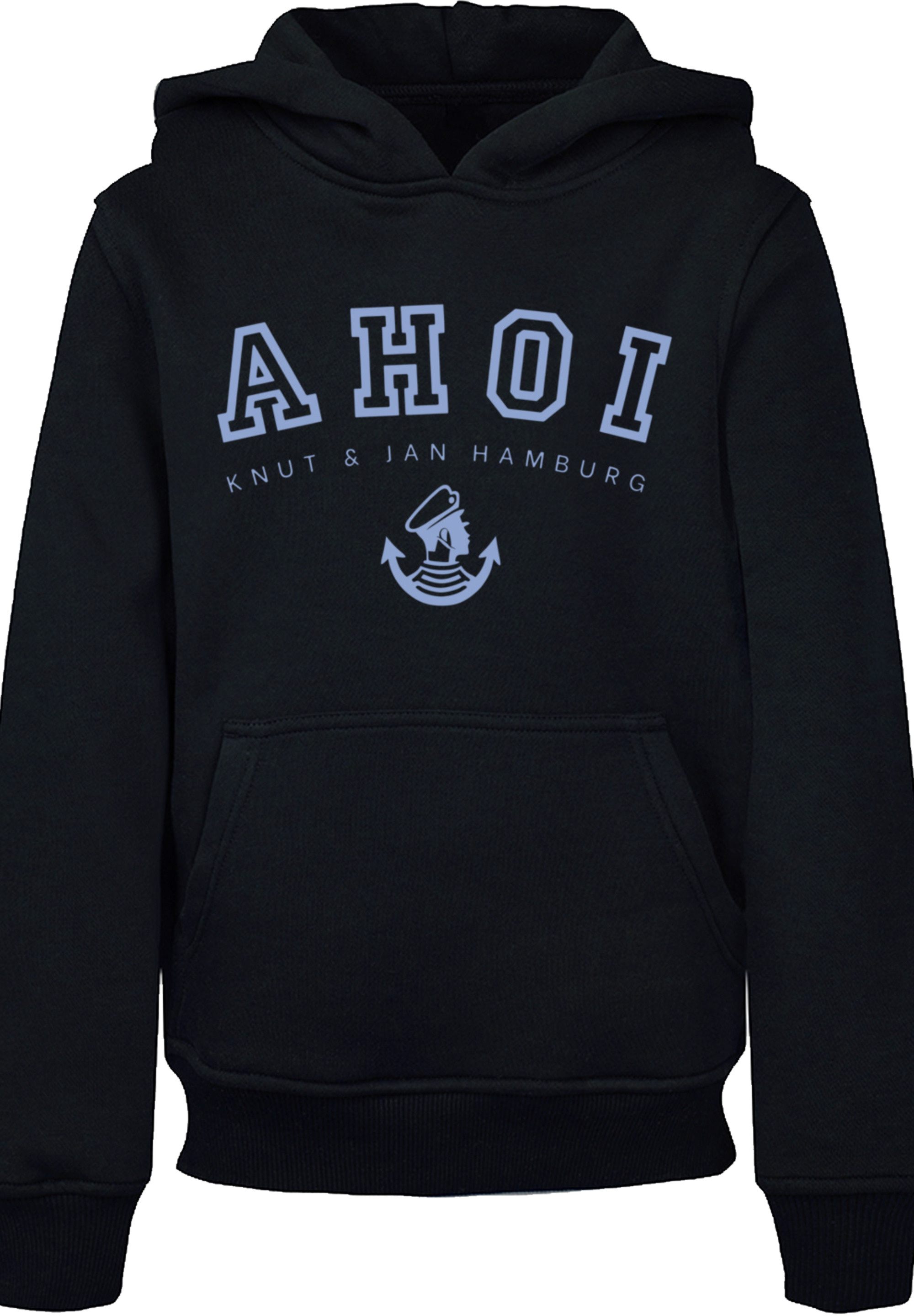 

Пуловер F4NT4STIC Hoodie Ahoi Knut & Jan Hamburg, черный